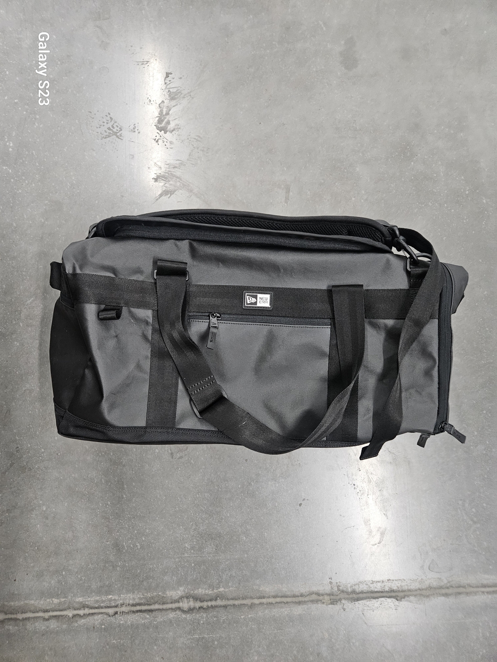 New Era Club Duffle Bag Black/Gray